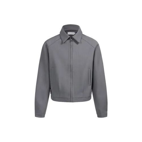 11ESTRANGER Jackets Coats Unisex Gray