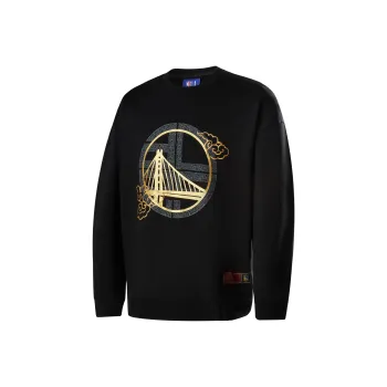 NBA Golden State Warriors Sweatshirt Unisex Black