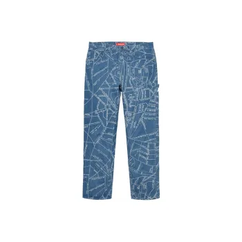 Supreme Gonz Map Denim Painter Pant
