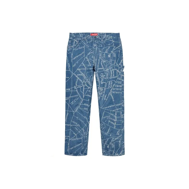Supreme Gonz Map Denim Painter Pant-0