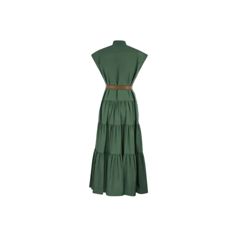 MaxMara Sleeveless Dress Women's Green-1
