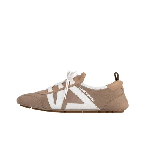 LOUIS VUITTON Sneakerina German Army Trainers Low Top Casual Shoes Women's Umber