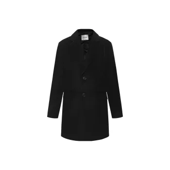 LESS IS MORE Coats Men Black 23DYR9331S