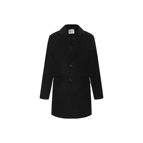 LESS IS MORE Coats Men Black 23DYR9331S