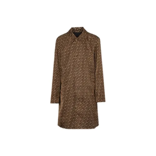 Burberry Trench Coat Men's Saddle Brown