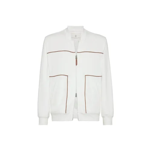 Brunello Cucinelli Long Sleeved Zipped Sweatshirt