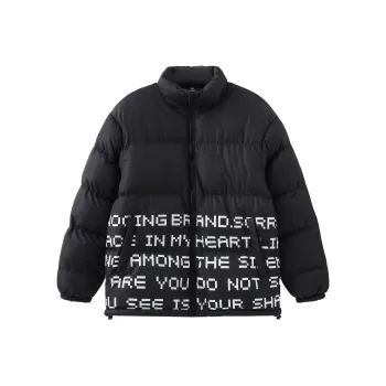 NOOING Puffer Jacket Unisex Black
