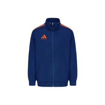 Adidas TAEKWONDO Jacket Unisex Blue Background With Orange Stripes