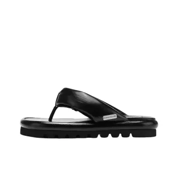 Naked Wolfe Rubber Sole Abrasion Resistant Flip Flops Women's Black