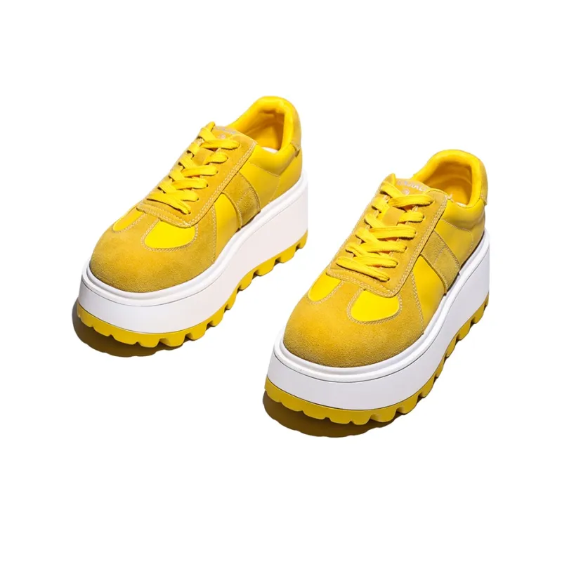 Junjali Lightweight Height Increasing Low Top Casual Shoes Women's-1