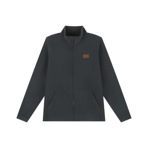 361° Wujie Velvet feel Coat Unisex Tranquil Gray
