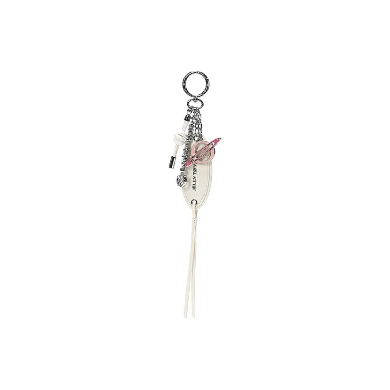 JELLYTOYBOY Fabric Bag Accessory Small Size Unisex Pink/White Color-2