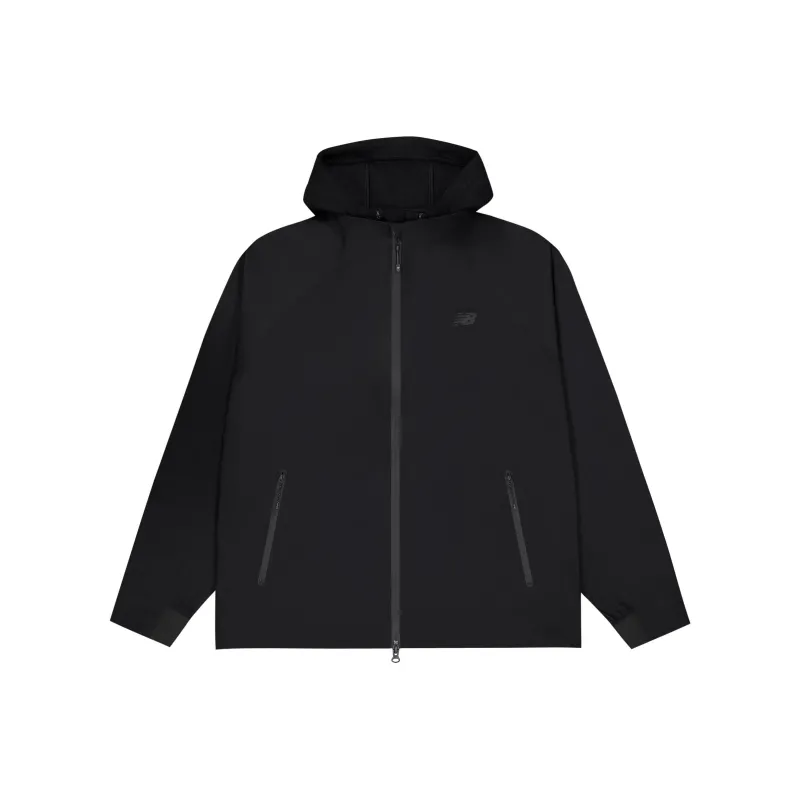 New Balance NB Grey Trench Coat Men's Two Piece Set Black-1