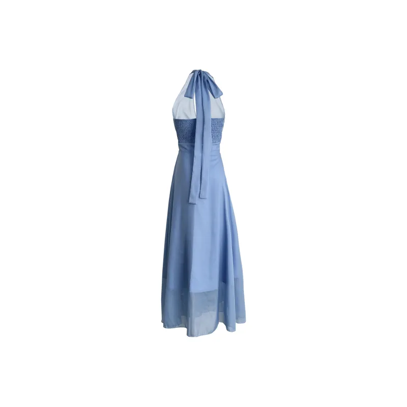 PLANE DRIFT Sleeveless Dress Women's Snow Crystal Blue-1