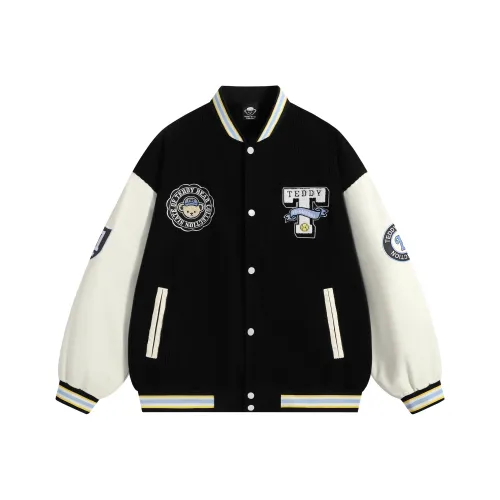 Teddy Bear Collection TEDDY College Series Baseball Jacket Coat Unisex