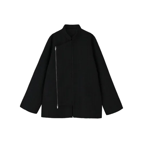 COMMON VALUE 'Niche Gap' Jackets Coats Unisex Ink Black