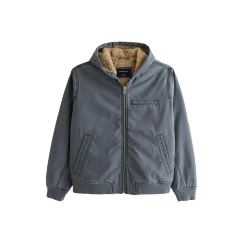 AF Jackets Coats Men's Light Blue Gray