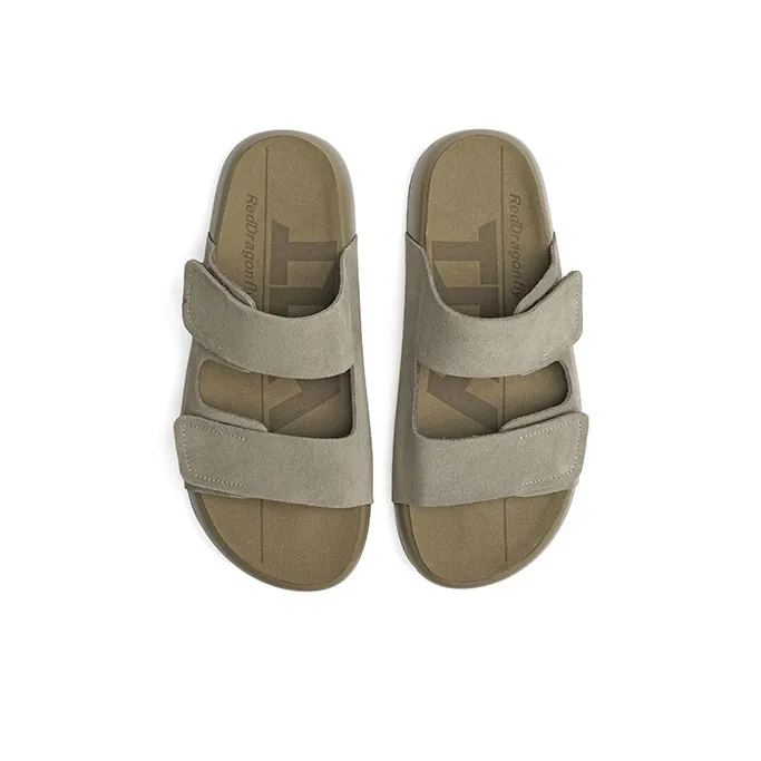 RED DRAGONFLY Rubber Sole Slip Resistant Abrasion Resistant Slide Slippers Women's-15