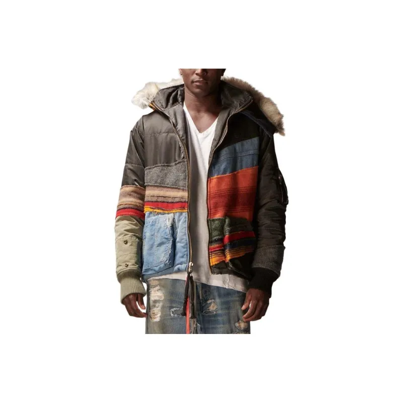GREG LAUREN SS24 Jackets Coats Men's Black-0