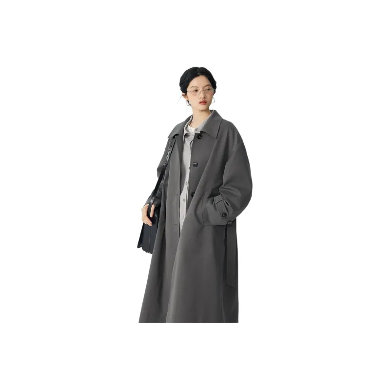 Omont Trench Coat Women's Light Beige-1