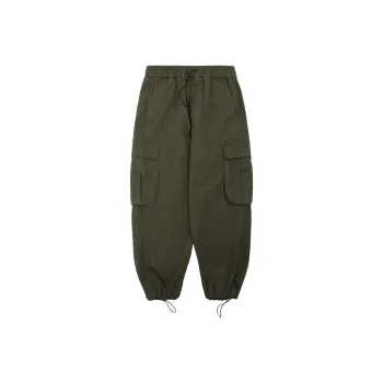 PSO Brand Casual Pants Unisex Army Green