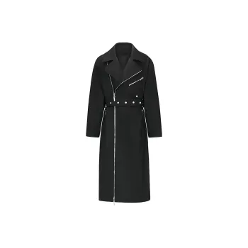 455EMBLE Coats Unisex Black