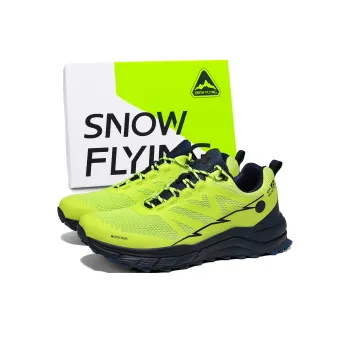 SNOW FLYING Wilderness Series Mountaineering Hiking Shoes Men's Neon Green