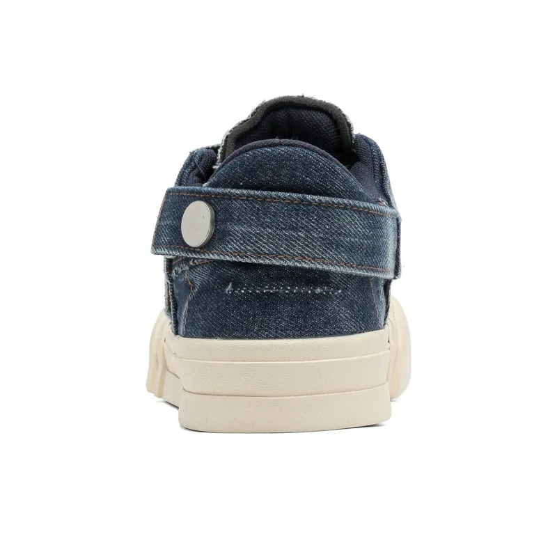 AMICNIEGD Breathable Abrasion Resistant Slip Resistant Low Top Canvas Shoes Men's-2