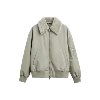 ZARA Jackets Men Ice White