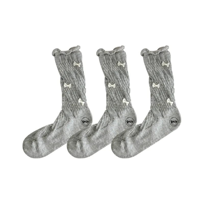SOIE Mid Calf Socks Women's Combo Set-4