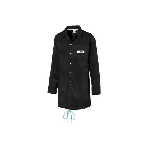 Rhude X PUMA X RHUDE Trench Coats Men Black