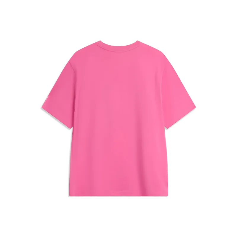LiNing Sports Fashion Collection T Shirt Men's Energy Powder/Square-1