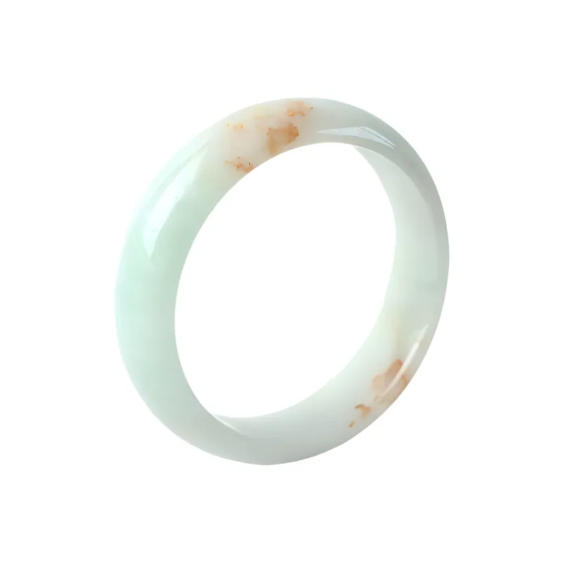 South Asia Bean Type Jadeite Bangles Unisex-0
