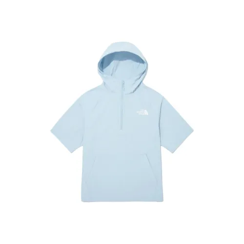 THE NORTH FACE ICE RUN S/S HOOD ANORAK Jackets & Coats Unisex Light Blue