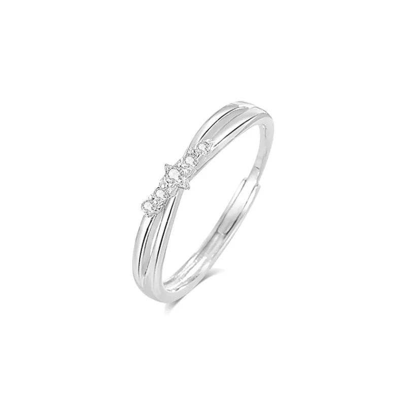 BLANK IN BLANK Sterling Silver Rings Unisex-10