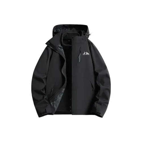 ROBINHOOD Windproof Breathable Water-Repellent Cold-Resistant Rainproof Windbreaker Jacket Unisex
