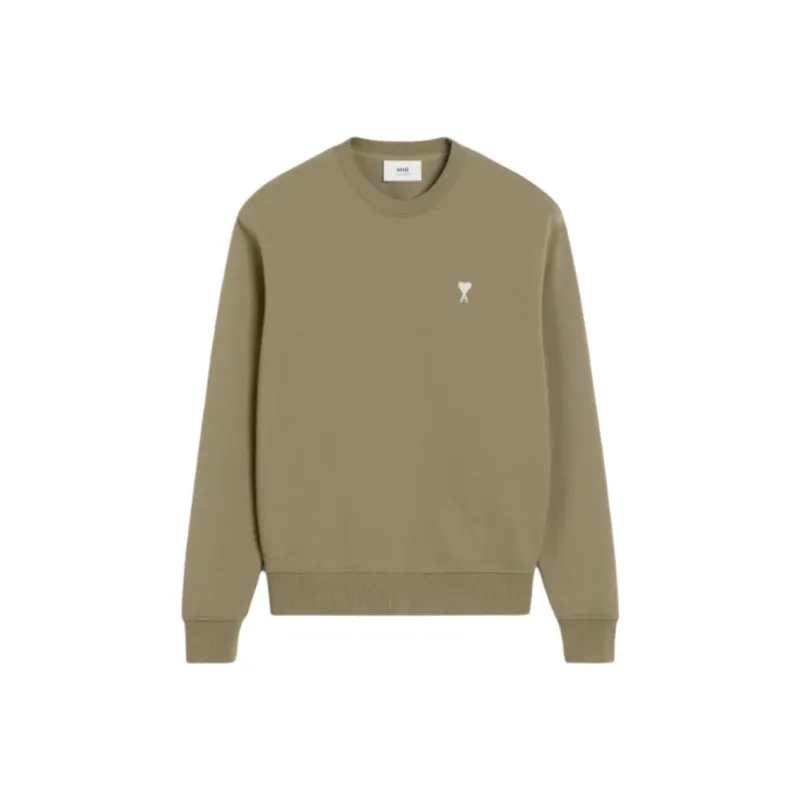 AMIPARIS Paris Ami De Coeur Logo Embroidered Crewneck Sweatshirt-0