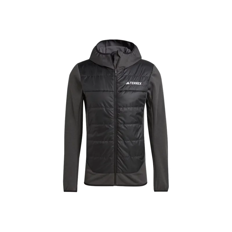 Adidas Terrex Multi Hybrid Insulated Hooded Jacket Jackets Coats Men's Black-0
