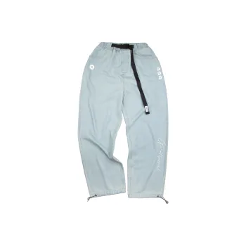 GAONCREW Wide Leg Jeans Unisex Light Blue
