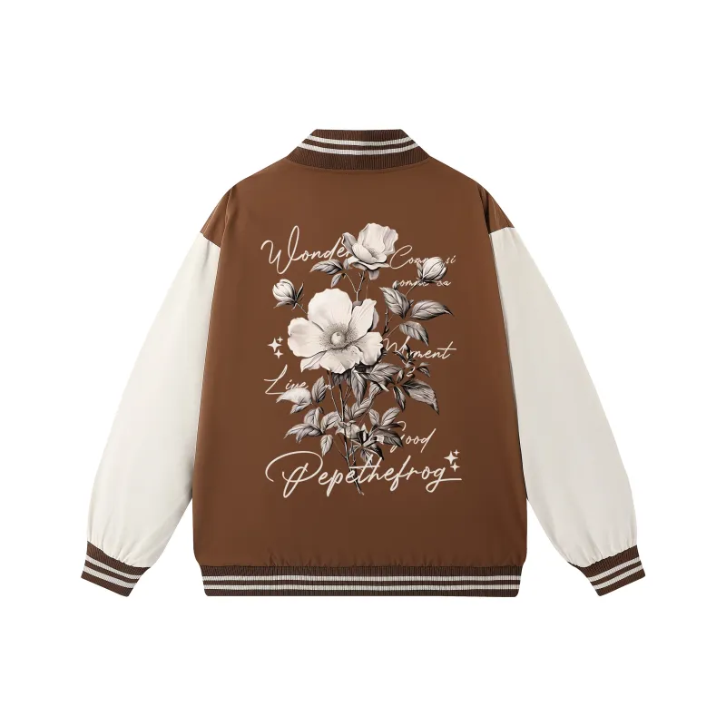 Pepe The Frog Baseball Jacket Unisex-8