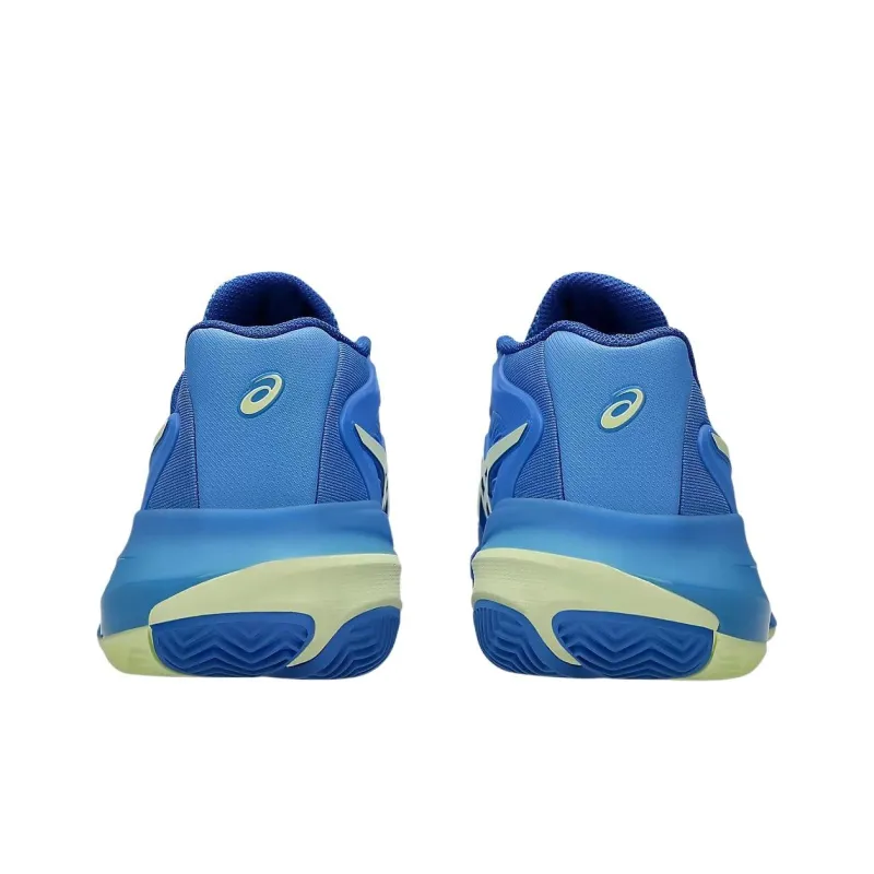 Asics Gel Resolution X Clay Blue Coast Huddle Yellow Women's-5