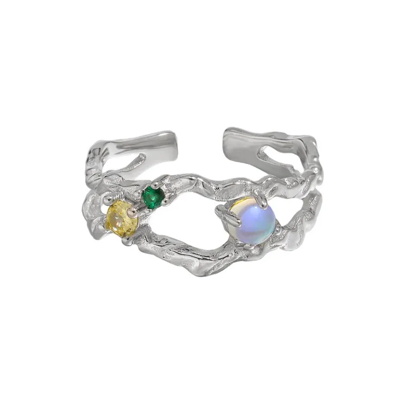 Quarqor S925 Silver Rings Women's-0