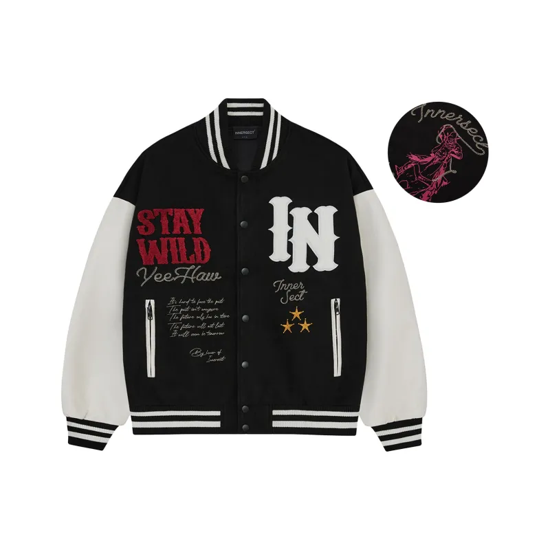 INNERSECT 24FW Fall And Winter Baseball Jacket Unisex-0