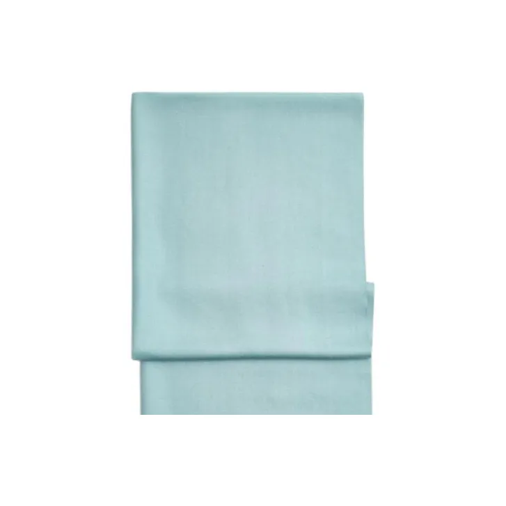 COACH Sheep Wool, Leather Knit Scarves Unisex Blue-2