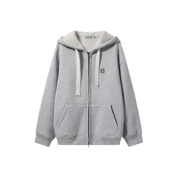 Apparition Velvet feel Coat Unisex Heather Gray