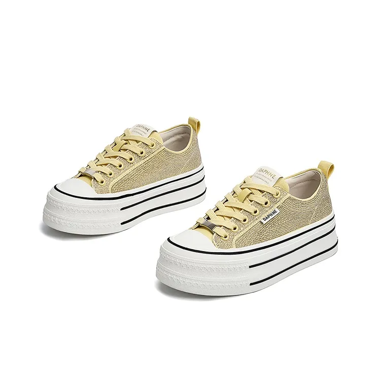 DAPHNE Anti Slip Wear Resistant Low Top Skateboard Shoes Women's-6