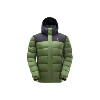 KAILAS Down Jackets Men Olive Green/Ink Black