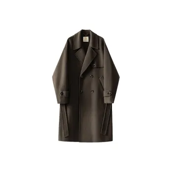 WILLIAM FOX&SONS Coats Unisex Coffee