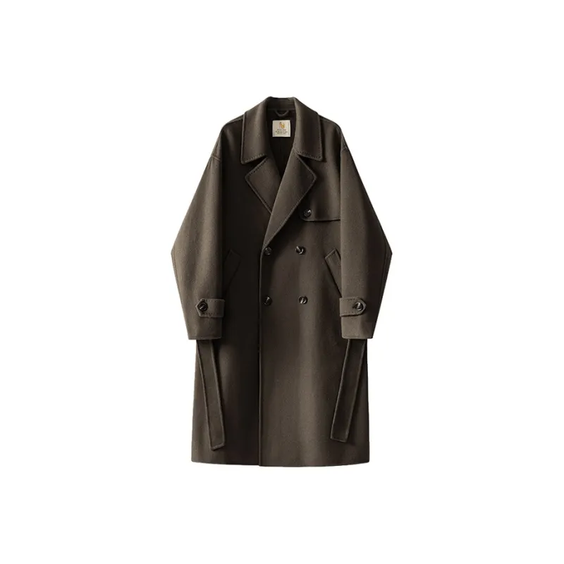 WILLIAM FOX&SONS Coats Unisex Coffee-0