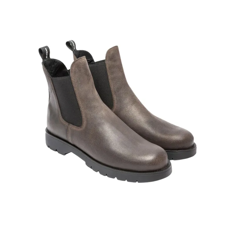 KLEMAN CLEON MANUFACTURE TONNANT EC Short Chelsea Boots 3cm Unisex Chestnut Brown-1